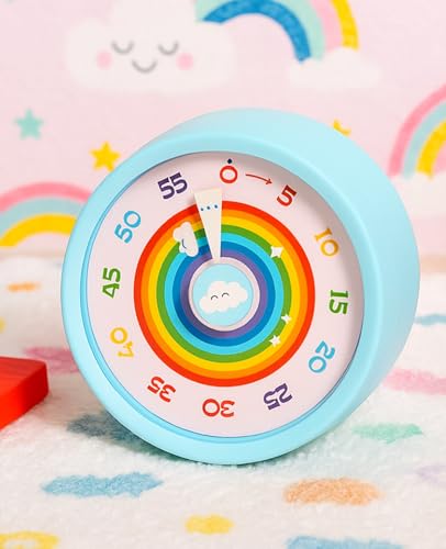 Visueller Timer für Kinder, 60-Minuten Countdown mit leisem Betrieb und Magnetrückseite – Für Lernen, Spielzeit und effektives Zeitmanagement 3