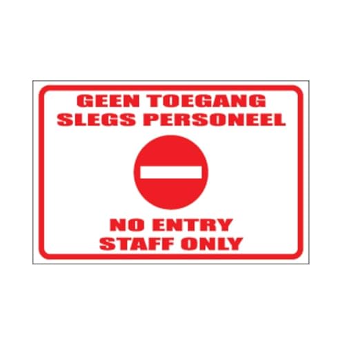 Tin sign vintage Geen Toegang No Entry Plaque Poster for Bar Pub Beer Home Garage Man Cave Wall Decor 12x8 Inch
