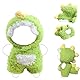 Mrltau Grüner Dinosaurer Für Vinyl Plush Toy Kleidung Für Vinyl Plush Toy Keychain Puppe 17 cm, Süße Puppenkleidung Für Vinyl Plush Toy Puppen,Für Vinyl Plush Toy Clothes,Für Vinyl Plush Toy Zube