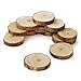 OULII Wood Slices Ornaments Tree Log Discs Rustic Wedding Christmas Ornaments, 1.5-3CM, 100-Pack