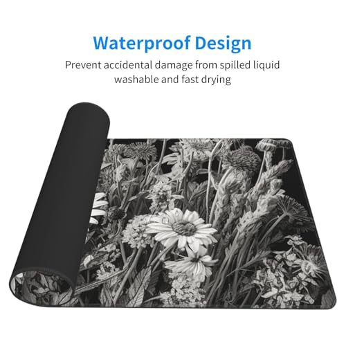 Tapis de souris de jeu stable fini les glissades sous-main étendu - 3