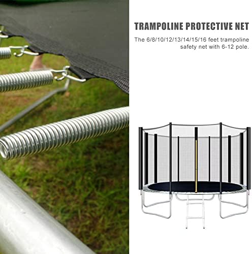 Replacement Jumping Mat for Fitness Trampolines - Waterproof Elastic Bounce Mat with Metal Eyelets, Indoor/Outdoor Use, Perfect for Round Trampolines