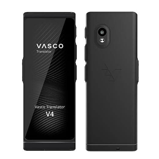 Vasco V4 Language Translator Device | 108 Languages | Free Lifetime Internet for Translations in Almost 200 Countries | Model 2022