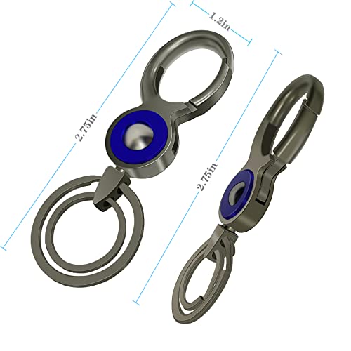 Idakekiy Key Chain Zinc Alloy With 2 Key Rings Premium Car Business Keychain For Men And Women #TOP1