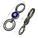 Idakekiy Key Chain Zinc Alloy with 2 Key Rings Premium Car Business keychain for Men and Women