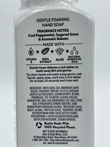 Bath and Body Works Christmas Trio Gentle Foaming Hand Soap, 8.75 Fl Oz (Pack of 3)