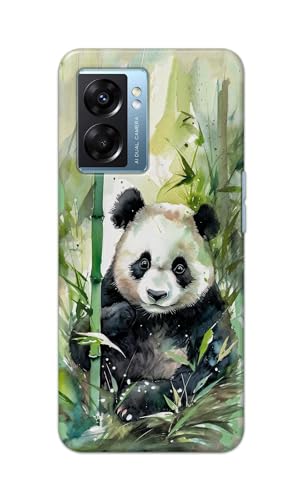Image of Printed Hard Back Cover for Oppo K10 5G Back Cover (Panda -J1) -190724(EA)