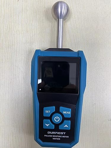 Foto von Feuchtigkeitsmessgerät，DURFICST Feuchtigkeitsmesser mit Farb-LCD und Akustischem Alarm，Geeignet für Alle Baustoffe, Holz, Wände, Putz, Mauerwerk,20-40 mm Analysetiefe