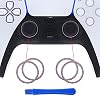 eXtremeRate Ersatzringe für ps5 Controller Schutz Ringe für Joysticks Thumbsticks Ersatzteile Zubehör für ps5 Controller Akzentringe-KEIN Controller und KEIN Joytick enthalten-Dunkelviolett