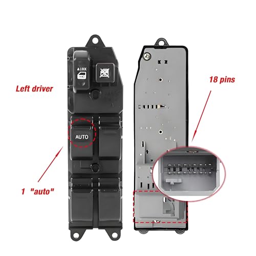 Bouton de commande lève-vitre rigoureux pour Toyota Hilux