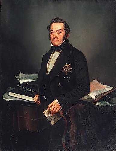 Impressions d'art mural portrait Mihaly Von Zichy - Grand tableau déco de salon imprimé 60x90