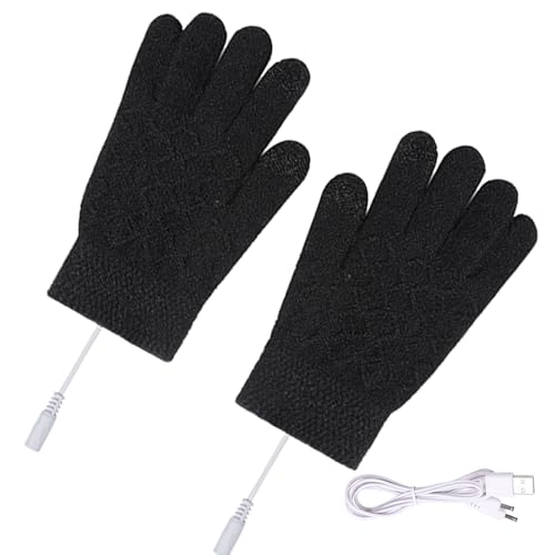 Gants chauffants pour femme – Moufles électriques USB pour écran tactile | Gants chauffants pour homme, femme, enfant, camping, football, moto, travail, course à pied