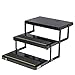 Kwikee 40 Series Electric Step Assembly, Logic Control Unit, Power Switch Kit for RV, Travel Trailers, Hidden Light, 8.5" Step Rise, Anti-Slip Surface, 12V DC Motor, Steel Construction - 3726892