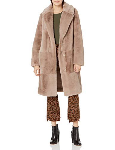 BCBGeneration Women's Faux Fur Coat, Mink, MED