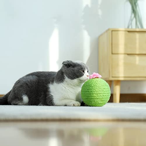KKcare Brinquedo de gato Brinquedo de bola de gato para gatos internos, Catnip interno, sisal natura