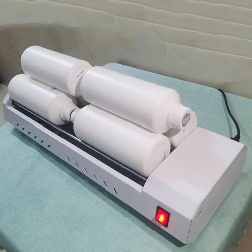 Electric Paint Shaker Machine, 6W Vortex Mixer for DIY, Holds 6 Bottles of 1L Ink, Precipitation Avoidance, DTF White Ink Rotator Shaker Roller Device