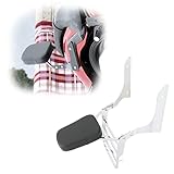 リアバックレスト に適合するヤマハ に適合するストライカー 1300 XVS1300 2011-2015 2016 2017 オートバイ後部乗客背もたれ(Silver)