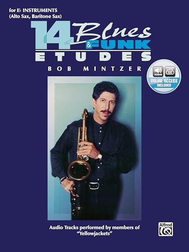 Photo de 14 Blues & Funk Etudes (Eb inst/CDs) --- Jazz Band : Instrument Mib - Mintzer, Bob --- Alfred Publishing