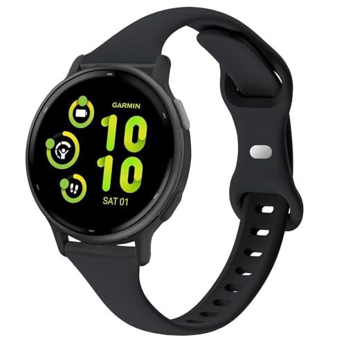 Correas delgadas de silicona para reloj Garmin Vivoactive miniatura 1
