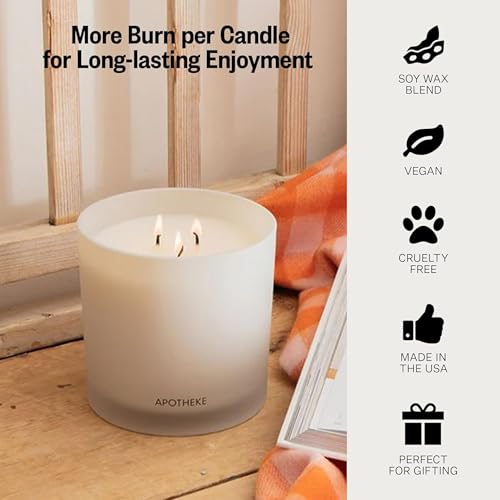 Image of Apotheke 3-Wick Candles (Santal Rock Rose, 3-Wick)