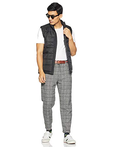 Image of Mia Fashion Men's Lightweight Quilted Sleeveless Bomber -Puffer- Zipper Stand Collar Jacket