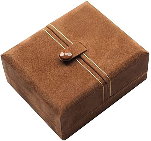 Boîte de rangement de bijoux pour collier, bague et boucles d'oreilles portables