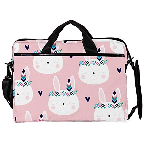 Sacoche ordinateur 14 15.4 pouces sac bandoulière PC portable yeux fermés