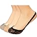 kilofly Lace Liner No Show Sling Back Socks with Forefoot Cushion [Set of 3 pairs]