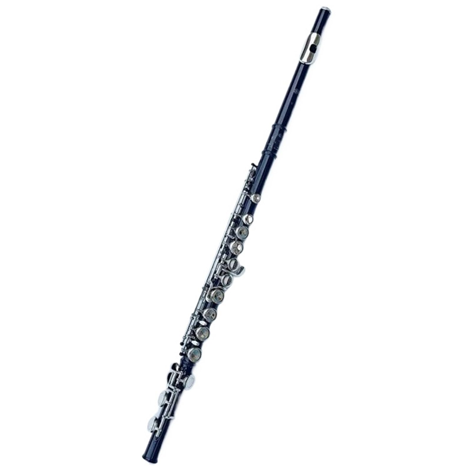 Flet Instrumenty Muzyczne 16-otworowy Flet Instrument Dęty Drewniany Klawisz Zamknięty Dodaj Klawisz E C Tone Niklowany Flet Koncertowy