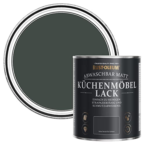 Rust-Oleum abwaschbare Küchenschrankfarbe in dunkelgrün mit Matt Finish - Abendessen 750ML