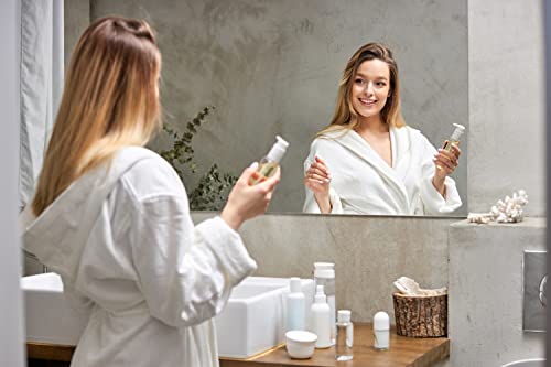 Tulup Mirror Square Glass 19.7X19.7 Inch / 50X50 Cm Wall Large Decoration Glass Bathroom Makeup Bedroom #TOP2