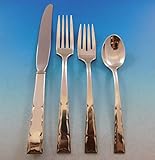 Skylark by Kirk Stieff Sterling Silver Flatware Set for 12 Service 53 pcs Modern