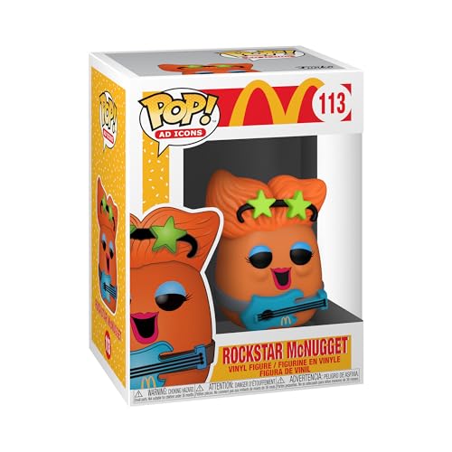 Funko Pop! Mcdonalds Rockstar Cowboy Nugget - McDonald's - Figura de Vinilo Coleccionable - Idea de Regalo- Mercancia Oficial - Juguetes para Niños y Adultos - Ad Icons Fans
