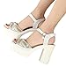 Tacones Altos Sexy 8 Cm Sandalias con Punta Abierta Mujer Verano 2019...