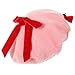ABOOFAN Women Wool Bow Beret Pink French Style Warm Winter Hat for Travel Daily Wear Cute Strawbwrry Beret
