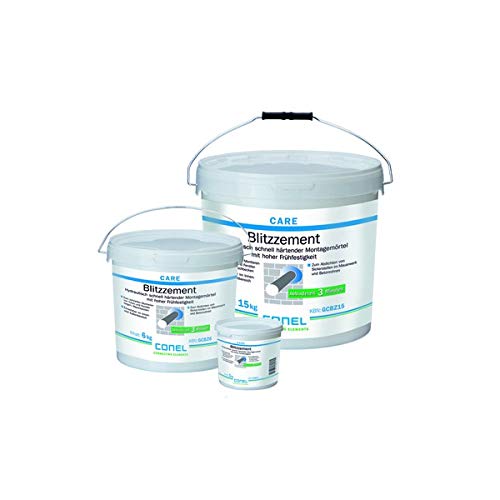 CARE Blitzzement 15 kg Eimer, Abbindezeit ca.3 Minuten