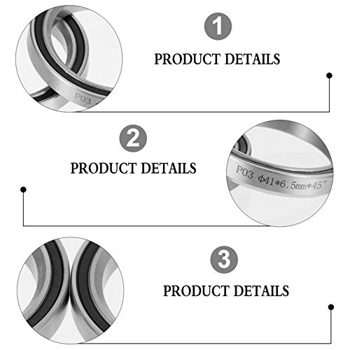 BESPORTBLE 2Pcs Rolamentos de Bicicleta Leve Bicicleta Headset Selado Rolamento Anel de Aço Peças de