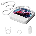 SKYANS CD Player for Car, External USB AUX Disc Drive Plug & Play for Vehicles Without Built-in Player, Portable CD Player for Car Stereo, Laptop & Smart TV, Anti-Skip