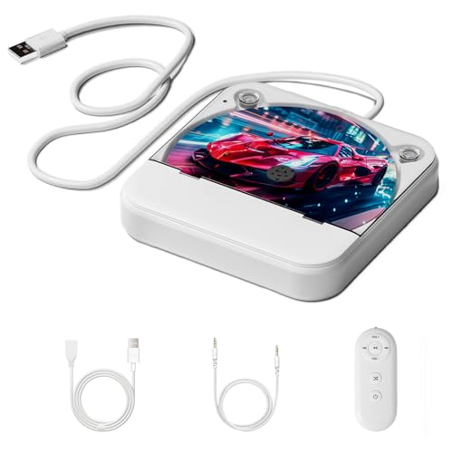 CD Player for Car External USB AUX Disc Drive Plug & Play for Vehicles Without Built-in Player Portable CD Player for Car Stereo Laptop & Smart TV Anti-Skip