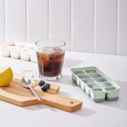 Image of IKEA SPJUTROCKA Ice Cube Tray with Tray, Multicolor - 2 Pack