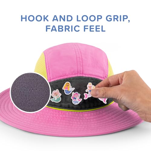 Custom UPF 50+ Sun Hat for Kids - Personalized Hat with Hook & Loop - Adjustable Drawstring & Chin Strap3
