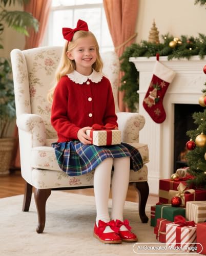 Image of PHIRAMIN Toddler Girl Mary Jane Dress Shoes-Little Girl School Uniform Shoes for Wedding Party