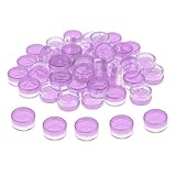 . Gläser zur Probenahme von Mineralpuder, Lidschatten, Lippenbalsam, Cremes, Salben, Acrylpuder und anderen Schönheitshilfen. Sie eignen sich auch zur Aufbewahrung von Teeblättern, Gewürzen, Kräutern, Pillen, Süßigkeiten, Kleinschmuck, Kunsthandwerk usw.