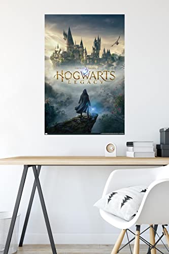 Trends International Harry Potter: Hogwarts Legacy - Key Art Wall Poster, 34L x 22.4W, Premium Unframed Version