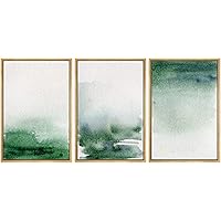 SIGNWIN 3 Piece Framed Canvas Wall Art Nature Scenery Canvas Prints Home Artwork Decoration for Living Room,Bedroom - 16