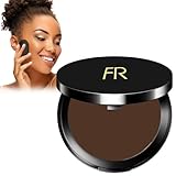 Cream To Powder Foundation by Flori Roberts, Full Coverage for Women of Color or Deeper Skin Tones, Long Lasting Makeup, Matte Finish, Covers Uneven Complexion and Hides Imperfections, 0.30 oz