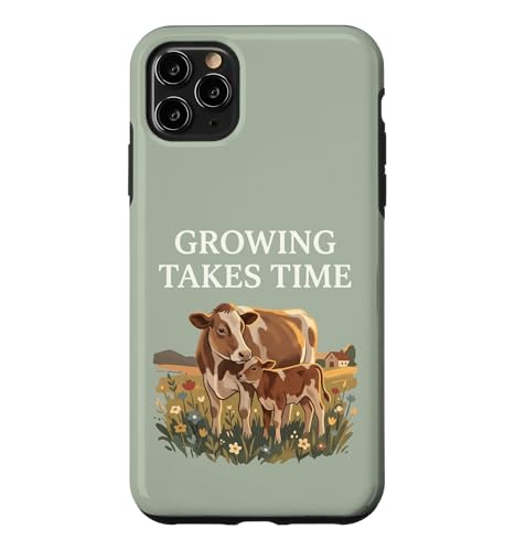 Growing Takes Time ���̎q���̃R�e�[�W�R�A�f�U�C�� �X�}�z�P�[�X iPhone 11 Pro Max �p