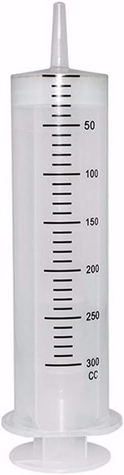 Huhuswwbin Pets Public Accessories, Pet Feeding Syringe,Portable 300ml Large Capacity Small Pet Puppy Feeder Water Milk Refill Syringe - Transparent
