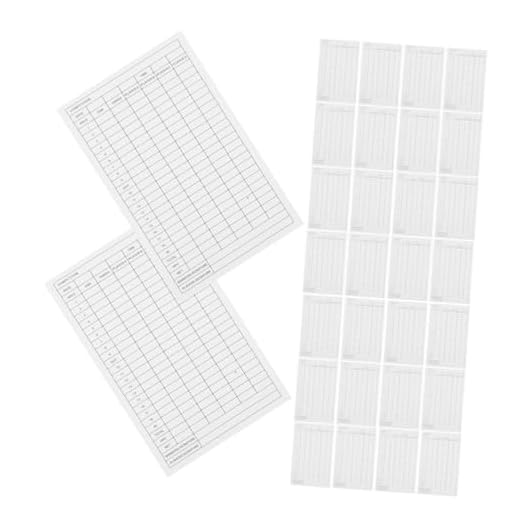 Compact Golf Scorekeeping Notebook Set