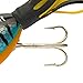 Arbogast Hula Popper Topwater Fishing Lure, Perch, G760 (2 in, 3/8 oz)